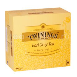 Чай Twinings Earl Grey черный в пакетиках 50 шт Польша