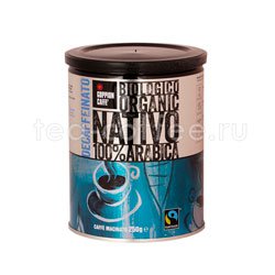 Кофе Goppion Caffe молотый Nativo без кофеина 250 гр Италия 