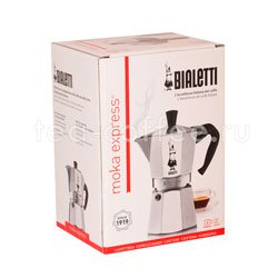 Гейзерная кофеварка Bialetti Moka Express 4 порции (160 мл) Италия 