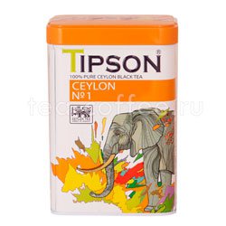 Чай Tipson Цейлонский №1 85 гр ж.б. Шри Ланка