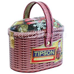Чай Tipson Basket Christmas/Лукошко Рождество ж.б.100 гр Шри Ланка