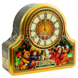 Чай Tipson Tea Clock <strong>открытка</strong> Gift Time 100 гр Шри Ланка