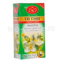 Чай Ти Тэнг Жасмин зеленый в пакетиках в саше 20 шт