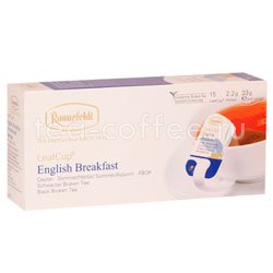 Чай Ronnefeldt LeafCup Английский Завтрак черный в саше на чашку 15 шт