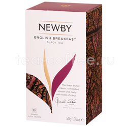 Чай Newby English Breakfast черный в пакетиках 25 шт Индия