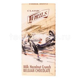 Шоколад Belgian Classic Wheels молочный шоколад с дробленым фундуком 100 гр
