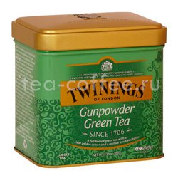 Чай Twinings Ганпаудер зеленый 100 гр ж.б.