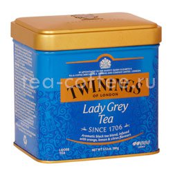 Чай Twinings Lady Grey черный 100 гр в ж.б. Польша
