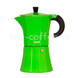 Гейзерная кофеварка Morosina (зеленая) 6 порции Китай