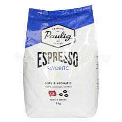Кофе Paulig Espresso Favorito в зёрнах 1 кг