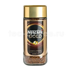 Кофе Nescafe Gold растворимый 95 гр ст.б.