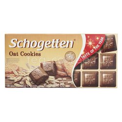 Шоколад Schogetten Oat Cookies с овсяным печеньем 100 гр