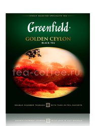 Чай Greenfield Golden Ceylon черный в пакетиках 100 шт
