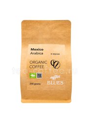 Кофе Блюз Mexico Organic Craft в зернах 200 гр (Крафт пакет) Россия
