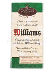 Camille Bloch Молочный шоколад с грушевой водкой Williams 100 гр