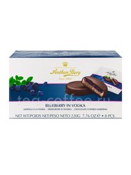 Anthon Berg Шоколадные конфеты с марципаном Голубика в водке 220 г