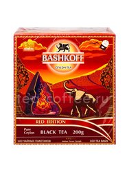 Чай Bashkoff Red Edition черный в пакетах 100 шт