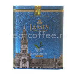 Чай James Grandfather BOP1 Soure Tin. Черный, ж.б. 200 гр