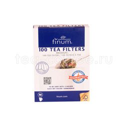 Одноразовые фильтры для чая Finum M отбеленные 100 шт Германия