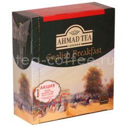 Чай Ahmad Английский завтрак черный 100 пак. Россия