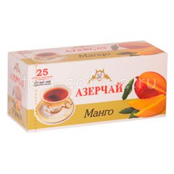 Чай Азерчай Манго черный в пакетиках 25 шт Россия
