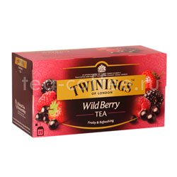 Чай Twinings  Wild Berry черный в пакетиках 25 шт Польша