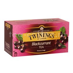 Чай Twinings Черная Смородина черный в пакетиках 25 шт Польша