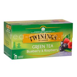Чай Twinings Черника и Малина зеленый в пакетиках 25 шт Польша