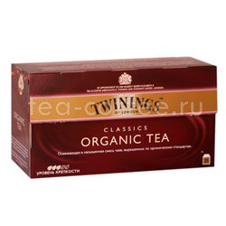 Чай Twinings Органик черный в пакетиках 25 шт Польша