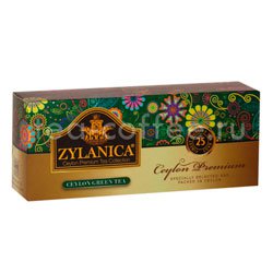 Чай Zylanica Ceylon Premium Green Tea 25 пакетиков Шри Ланка
