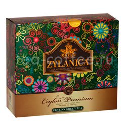 Чай Zylanica Сeylon Premium зеленый в пакетиках 100 шт