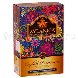 Чай Zylanica Ceylon Premium Earl Grey черный c бергамотом 100 гр