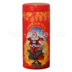 Чай Zylanica Happy New Year Santa Claus черный кат. OPA 100 гр ж.б. Шри Ланка