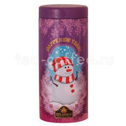 Чай Zylanica Happy New Year Snowman черный кат. Pekoe 100 гр ж.б. Шри Ланка