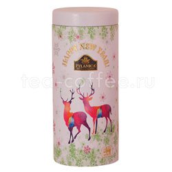 Чай Zylanica Happy New Year White Reindeer черный кат. Pekoe 100 гр в ж.б. Шри Ланка