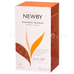Чай Newby Ройбуш и Апельсин травяной в пакетиках 25 шт