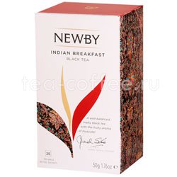 Чай Newby Indian Breakfast черный в пакетиках 25 шт Индия