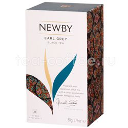 Чай Newby Earl Grey черный в пакетиках 25 шт Индия