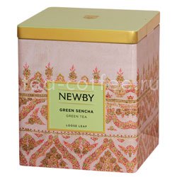 Чай Newby Green Sencha зеленый отборный 125г в ж.б.