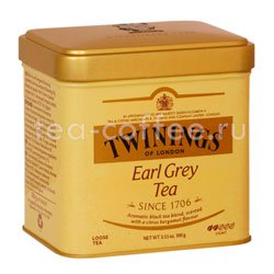 Чай Twinings Earl Grey черный 100 гр в ж.б.