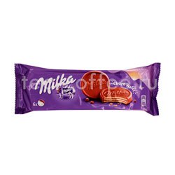 Бисквитное печенье Milka Choco wafer 150 гр