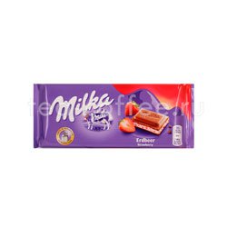 Шоколад Milka Strawberry 100 гр Европа