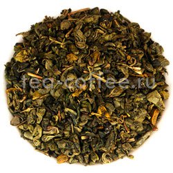 Зеленый Жасминовый чай Ганпаудер 