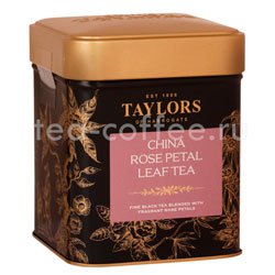 Чай Taylors of Harrogate China Rose Petal черный 125 гр в ж.б. Великобритания