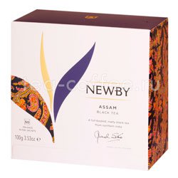 Чай Newby Assam черный в пакетиках 50 шт Индия