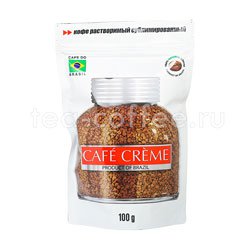 Кофе Cafe Creme растворимый 100 гр пакет Бразилия