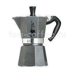 Гейзерная кофеварка Bialetti Moka Express Diamond Grey 6 порции 240 мл 1698 Италия 