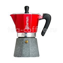 Гейзерная кофеварка Bialetti Aeternum Allegra Petra Rouge 6 порции 240 мл 5693