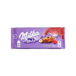 Шоколад Milka Collage Raspberry 93 гр Европа