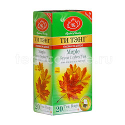 Чай Ти Тэнг зеленый кленовый сироп в пакетиках в саше 20 шт Шри Ланка